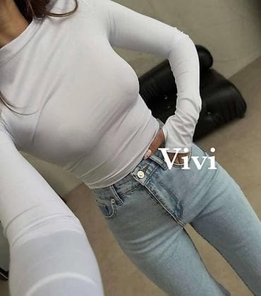 Bluza sa elastinom. Bez/sampanjac,roza,pink,ciklama,tamno