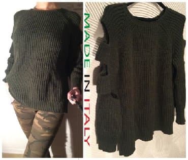push up grudnjak new yorker: Topao džemper sečenih rukava *Made in Italy*M/L Prelep,topao,sa — 2