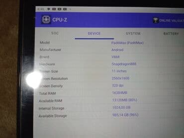 prenosivi wifi ruter: Tablet PC – Pad6Max 16GB RAM, 1TB ROM, 11", koriscen 6 meseci, ide sa — 5