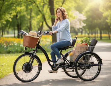 Električni tricikl sa korpom – praktičan gradski prevoz i teretni at lalafo.rs Električni tricikl sa korpom – praktičan gradski prevoz i teretni
