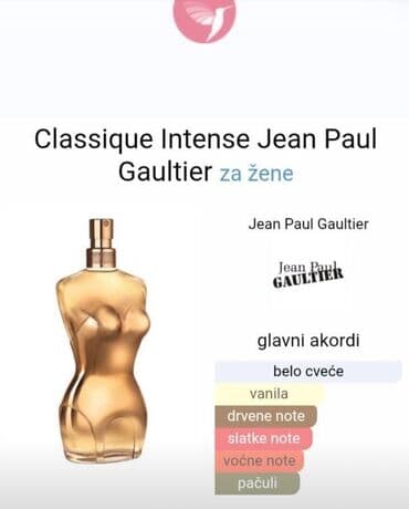 kopačke sa čarapicom: Women's perfume, Jean Paul Gaultier, Replica — 5