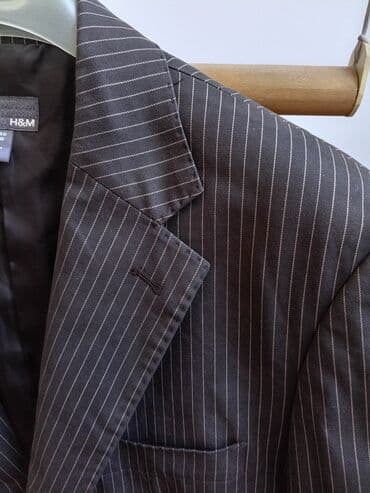 Pantalone: Sako, M, H&M, bоја - Braon, Pamuk — 17