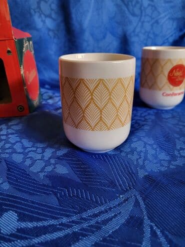 metalac šolje za kafu: Soljice nove bozicne. porcelanaske za kafu,francuske za dvoje,takodje — 10