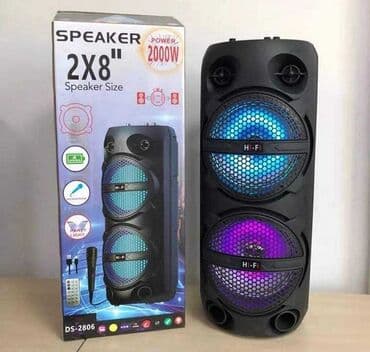 zvucne kutije 15 inca: Zvučnik Bluetooth DS 2806 Ulaz za mikrofon, Radio, Povezivanje — 1