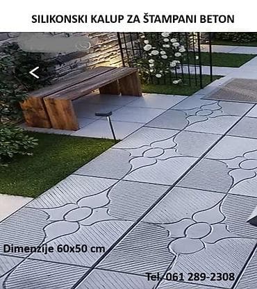 Kućna hemija i proizvodi za kuću: Silikonski kalupi štampani beton i dekoraciju zidova I štampanih — 10