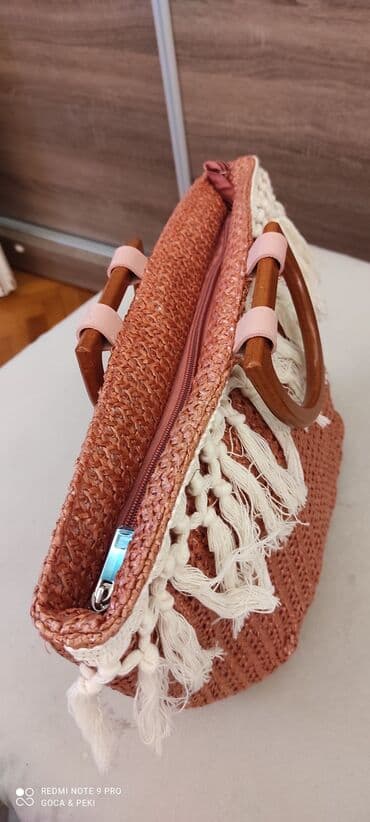 kais za kaput: Torba za rame, Materijal: Platno — 4