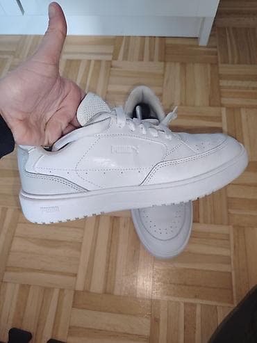 silikonske pertle za patike: Puma bele patike – niskog profila, klasičan kožni izgled ug 25cm - — 6