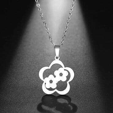 elegantne poslovne haljine: Pendant necklace, Material: Stainless steel — 1