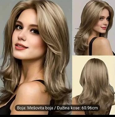 glo hyper cena: Perike – više modela i dužina - Tip: ženske modne perike sa dugim — 8