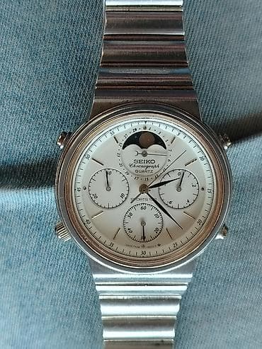 RETKO: Seiko Sports 100 Chronograph Moonphase 7A48-5000 (Neispravan)