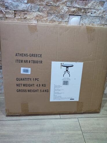 stolicice za terasu: BAŠTENSKI STO Stakleni stočić za bašte,terase,dvorišta. KALJENO — 4