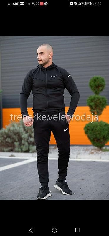 hugo trenerke: Muški komplet trenerke – dukserica na rajsferšlus i donji deo - Boja — 9