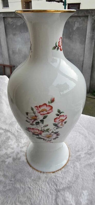 sintelon cupavi tepisi cene: Vase, Ceramics, color - White — 2