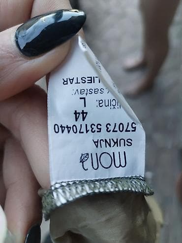 mona pantalone: Mona plisirana suknja – veličina L, kao nova struk poluobim 40,duzina — 7