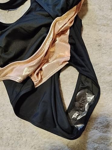 puma crna: Jednodelni ženski kupaći kostim – brend: Bay Chic - Veličina: M — 4