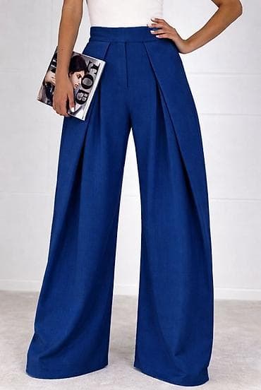 lanene pantalone cena: 🔥Ženske široke pantalonе sa visokim strukom
✅2500 din — 3