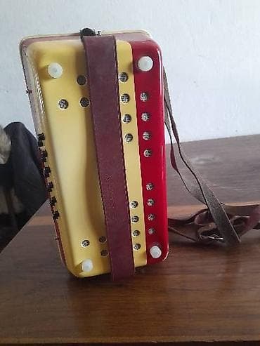 muzicki instrumenti: Harmonika sa klavijaturom – polukoncertni model kompaktnih dimenzija — 3