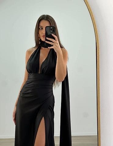 satenske haljine: Duga haljina u više boja — 3