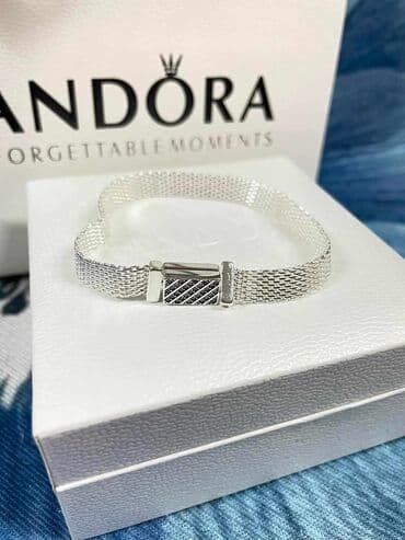 pandora narukvice: Podesiva narukvica, Pandora, Materijal: Hirurški čelik — 4