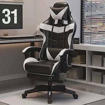 second hand namestaj: Gejmerska/Ergonomska kancelarijska stolica sa naslonom visoke klase - — 2