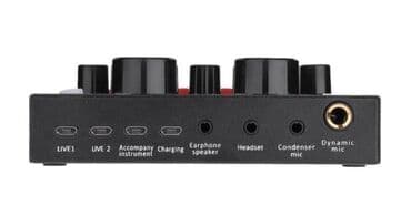 profesionalni mikrofoni: V8 Live Sound Card 12 vrsta elektronskih zvukova, 18 vrsta zvučnih — 4