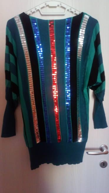 crop top c a: Vuna, Prugasti, bоја - Šareno — 3