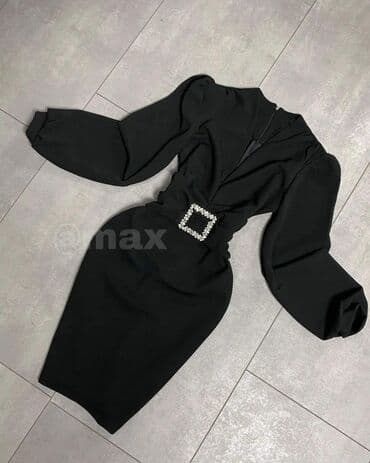 crna haljina zimska: New,,Little dream’’Lady Dress Velicine:S M L XL Boje:Crna Royal Zelena — 6