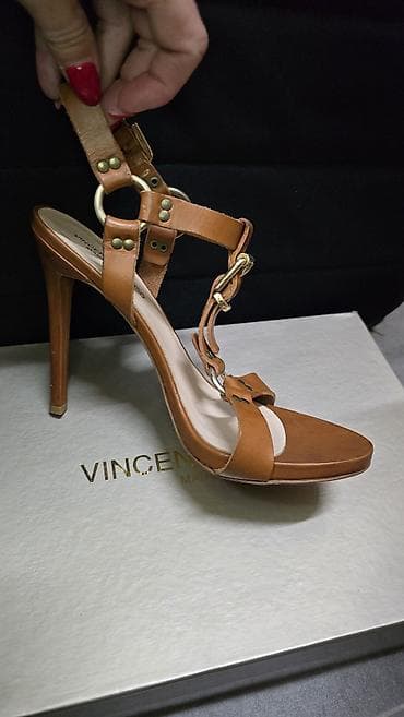 sandale 8 cm: Vincenzo Peluso ženske sandale na štiklu – Made in Italy - Materijal — 3