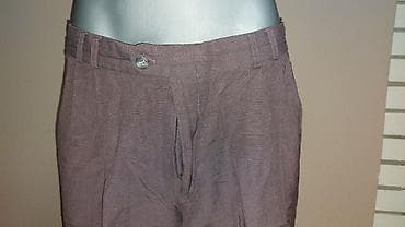 komplet sako i pantalone: MUŠKE PANTALONE C&A Pantalone šireg kroja, braon ljubičaste boje — 2