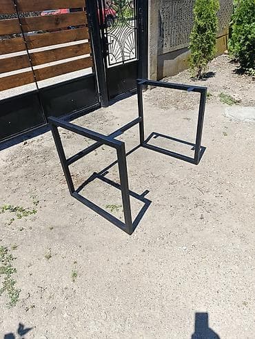 Table legs: Metalni ram/nosači za sto – industrijski stil - Konstrukcija od — 5