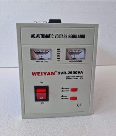 ispitivač napona: Prodajem nov i kvalitetan korektor napona WEIYAN. Model: SVR-2500VA — 5