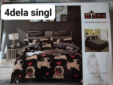 pamučna štep deka: Pamucne posteljine Set sadrzi 4 dela: Cena: 2500 din Jorganska navlaka — 5