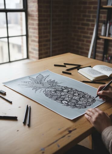 yisk ram za slike: Crtež, 23 x 33 cm — 1