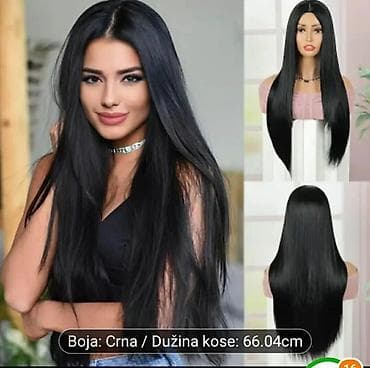 torbice za devojke: Perike – različiti modeli i boje - Tip: ravne duge perike za žene i — 1