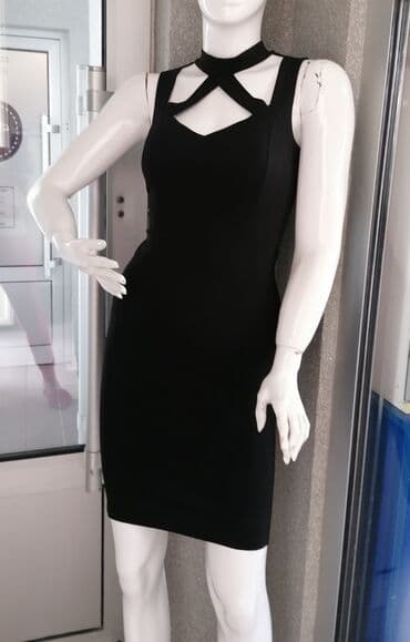 boho haljine 2023: S (EU 36), color - Black, Cocktail, With the straps — 4