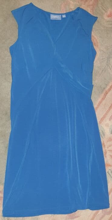 h m haljine za devojcice: M (EU 38), color - Light blue, With the straps — 4