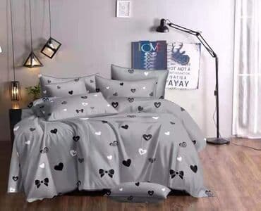 ikea posteljina na srca: ❤Posteljina iz 7 delova ❤Čaršaf-220*240 ❤Jorganska navlaka-2x140*200 — 1