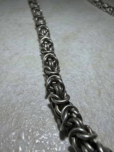 swatch satovi cene: Masivan srebrni lanac sa krstom 925 (61.7g, 57.5cm) Prodajem masivan — 4