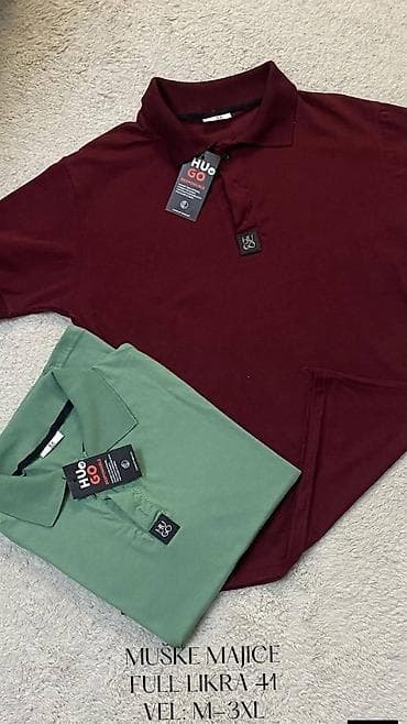 calvin klein muske gace: Muške majice sa kragnom Full likra m, l, xl, 2xl, 3xl 2300 Vrh — 5