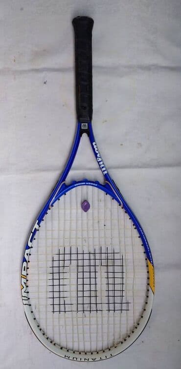 seranovi 85 epizoda sa prevodom: Tenis reket Wilson Impact Titanijum 309 gr.povrsina glave oko 725 cm2 — 1