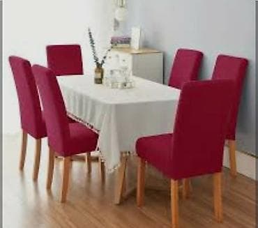 Dušeci: 🍃Navlake za stolice🍃 🍃Paket sadrži 6 komada 🍃Materijal-pliš 🍃Dostupne — 2