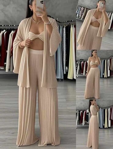 kompleti pantalone i sako: Komplet plisirani — 3
