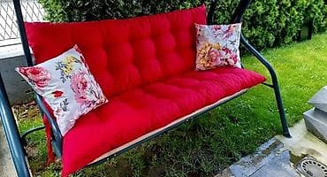 prodaja posteljine novi pazar: Jastuci za ljuljašku/baštensku klupu – set sedišta i naslona. Debeli — 6