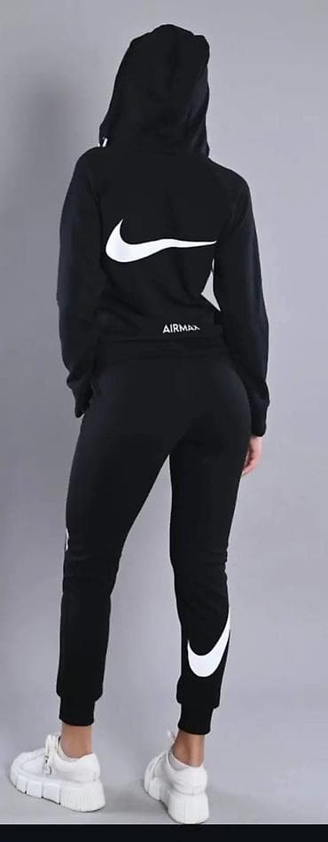 Gornji i donji deo: Daméski komplet trenerke – dukserica sa kapuljačom i donji deo - — 5