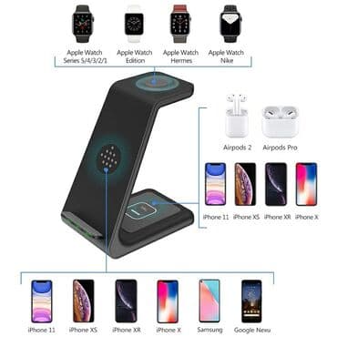 šporeti sa ravnom pločom: Original INDUKCIONI WIRELESS BEZICNI PUNJAC SA 3U1 NAPREDNOM SMART — 13