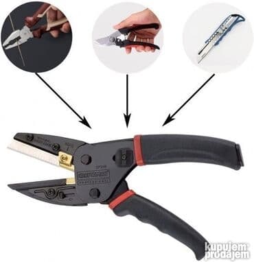 Sečice: Multifunkcionalne MAKAZE KLEŠTA Multi-cut Ronan Model 3u1 1199 dinara — 9