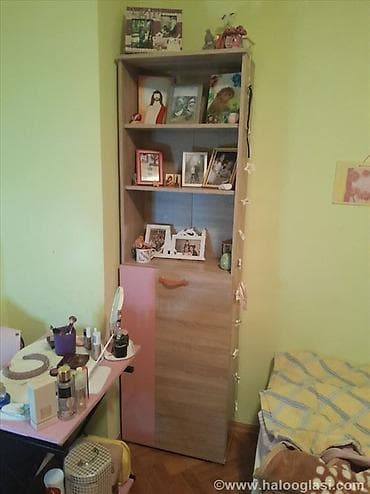 sobe za dečake: Set sadrži: ✨ Ormar sa policama i zatvorenim delom ✨ Radni sto u roze — 4