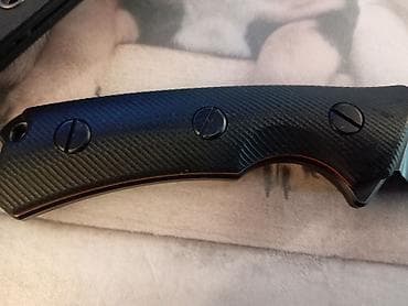 majica za tenis: Fiksni nož Eafengrow EF125 - Oštrica: drop-point profil, fabrički — 6