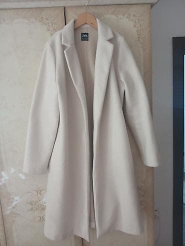 Women's Footwear: ZARA ženski kaput, model sa rever kragnom u klasičnom, ravnom kroju — 3