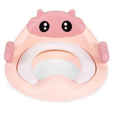 roze haljina zara: Adapter za WC šolju sa stepenicama i platformom za decu, roze, ECOTOYS — 7